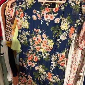 Floral Navy Dress